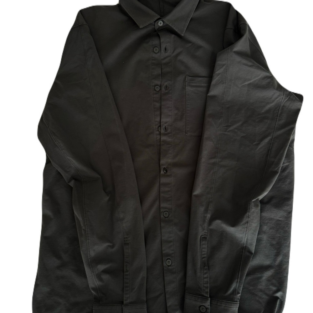 dark gray lululemon  Button-Up Shirt